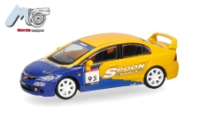 Herpa 87MC000090 - H0 - Honda Civic FD2 - gelb/blau